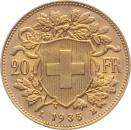 20 Franken 1935 LB - Vreneli